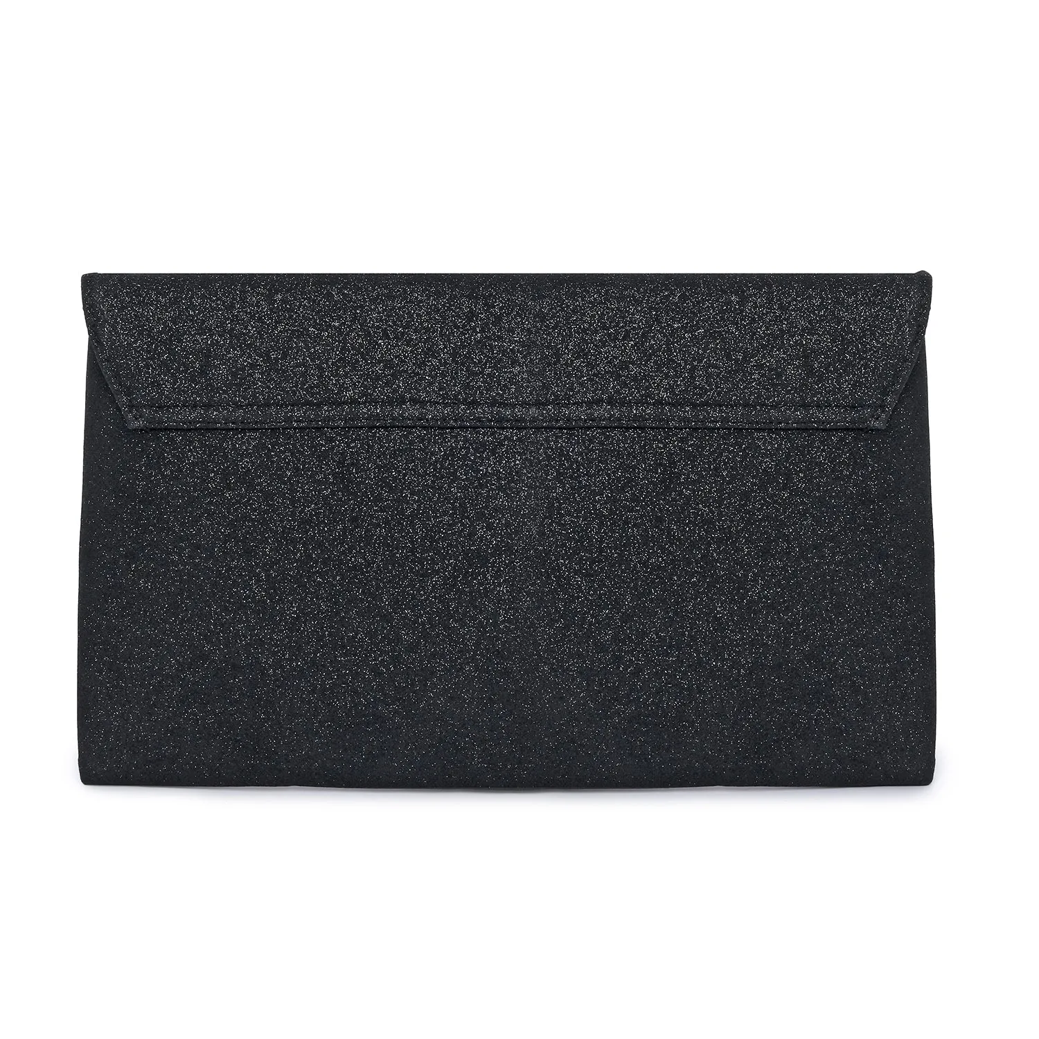 Accessorize London Women'S Black Foil Pu Clutch Party Bag