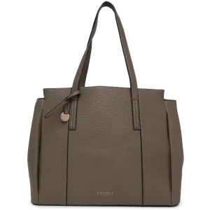 Accessorize London Women's Faux Leather Khaki Lauren Workbag