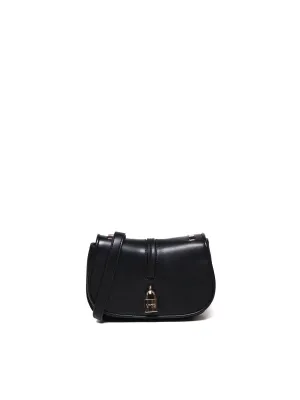 Artemisia Black Shoulder Strap Bag