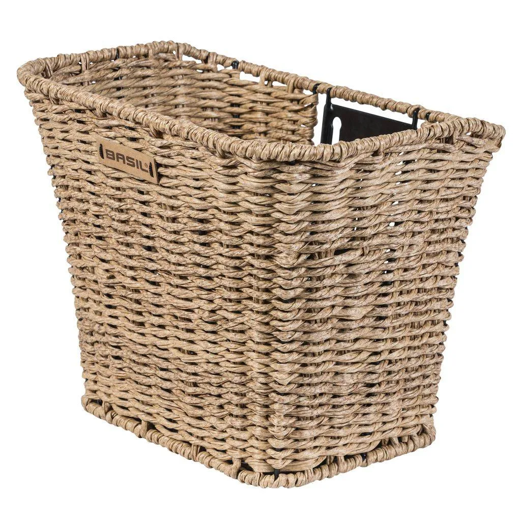 Basil Bremen Rattan Look (FM) Bike Basket (No Stem Mount Holder)