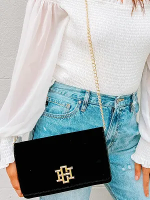 Bry Velvet Crossbody Bag