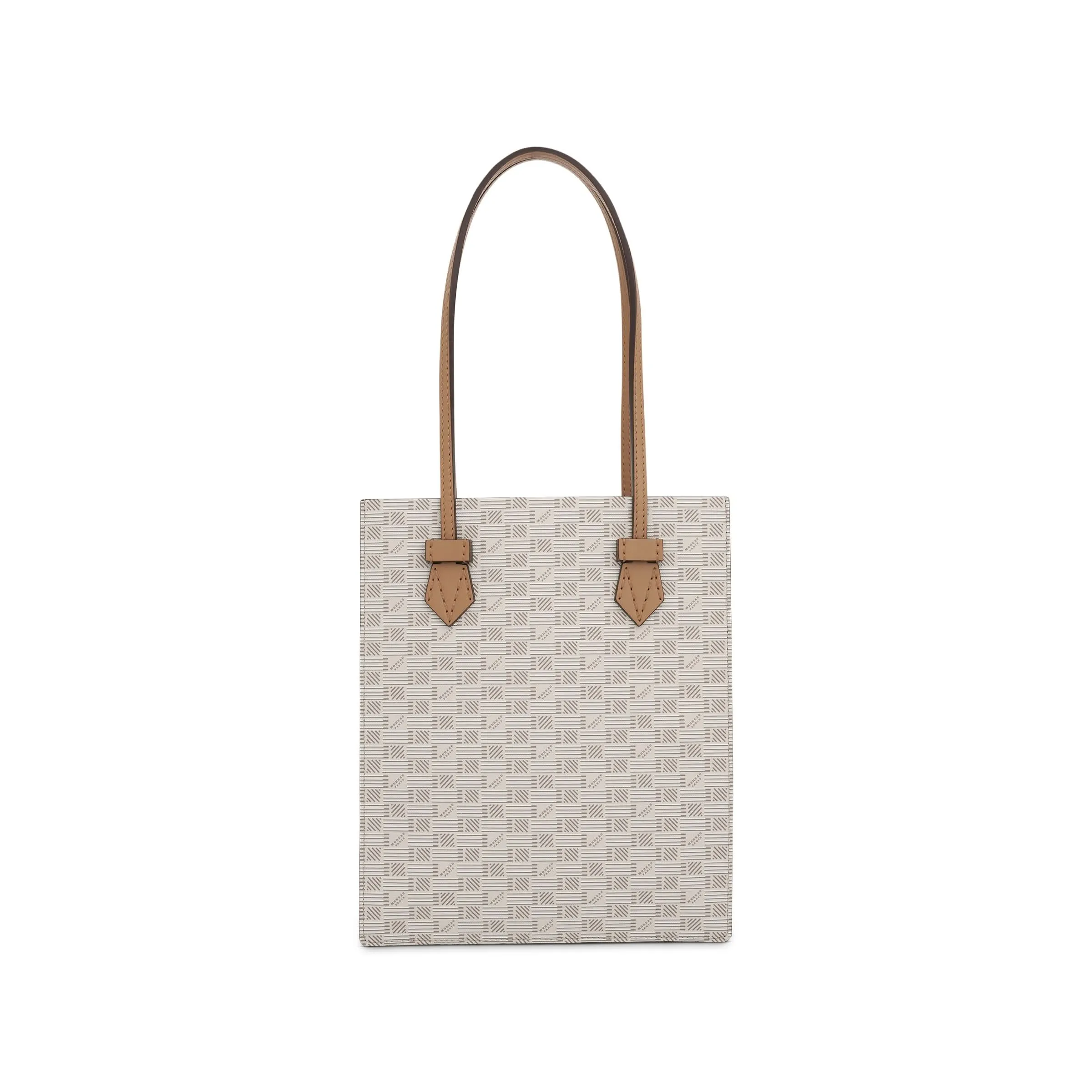 Cannes Vertical Tote GM with Stripes in Champagne