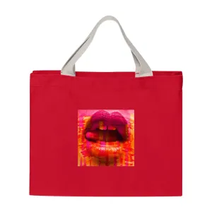 Contemporary Lips USA-Made Medium Gusset Tote