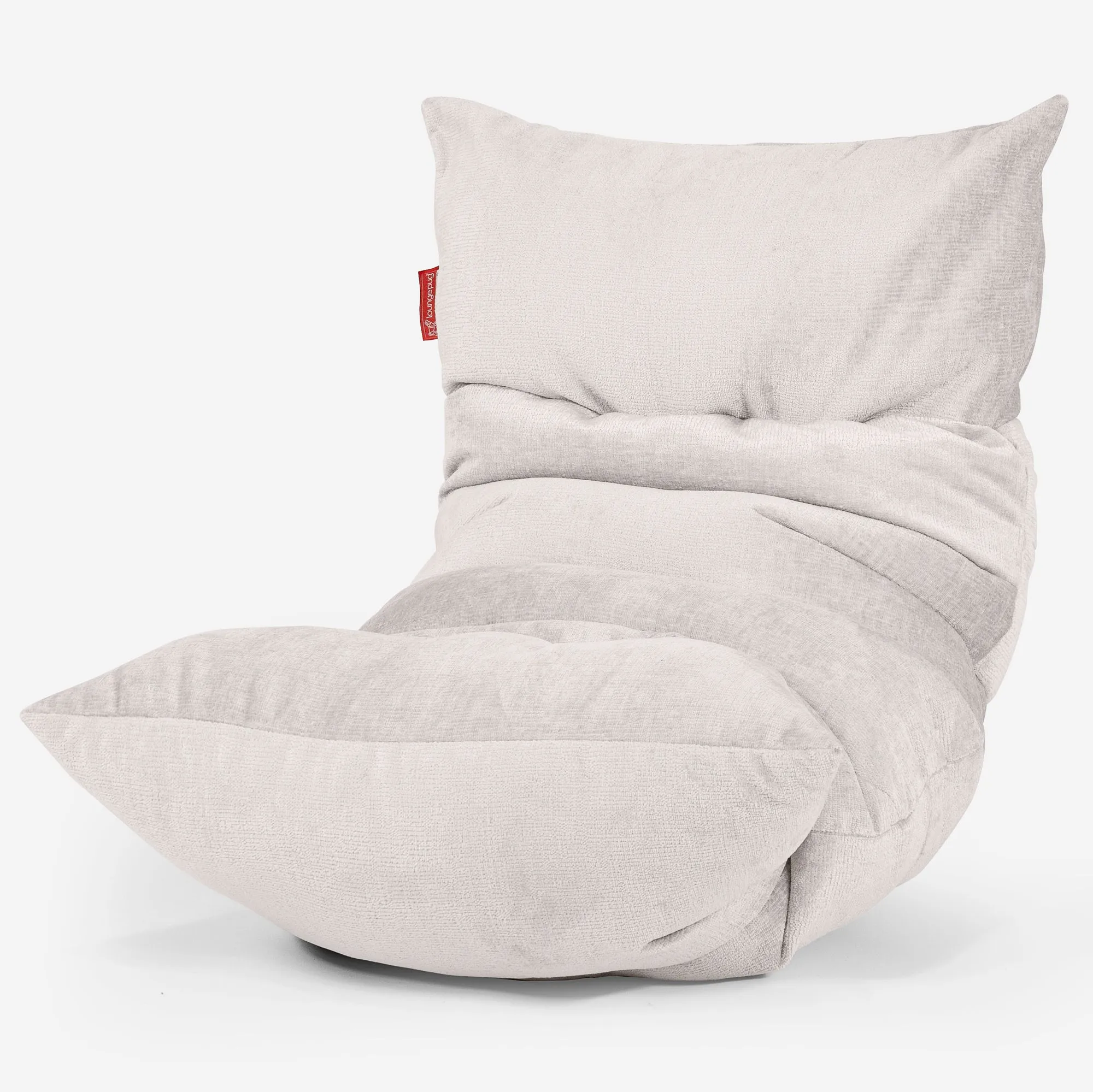 Eva Lounger Bean Bag - Chenille Cream