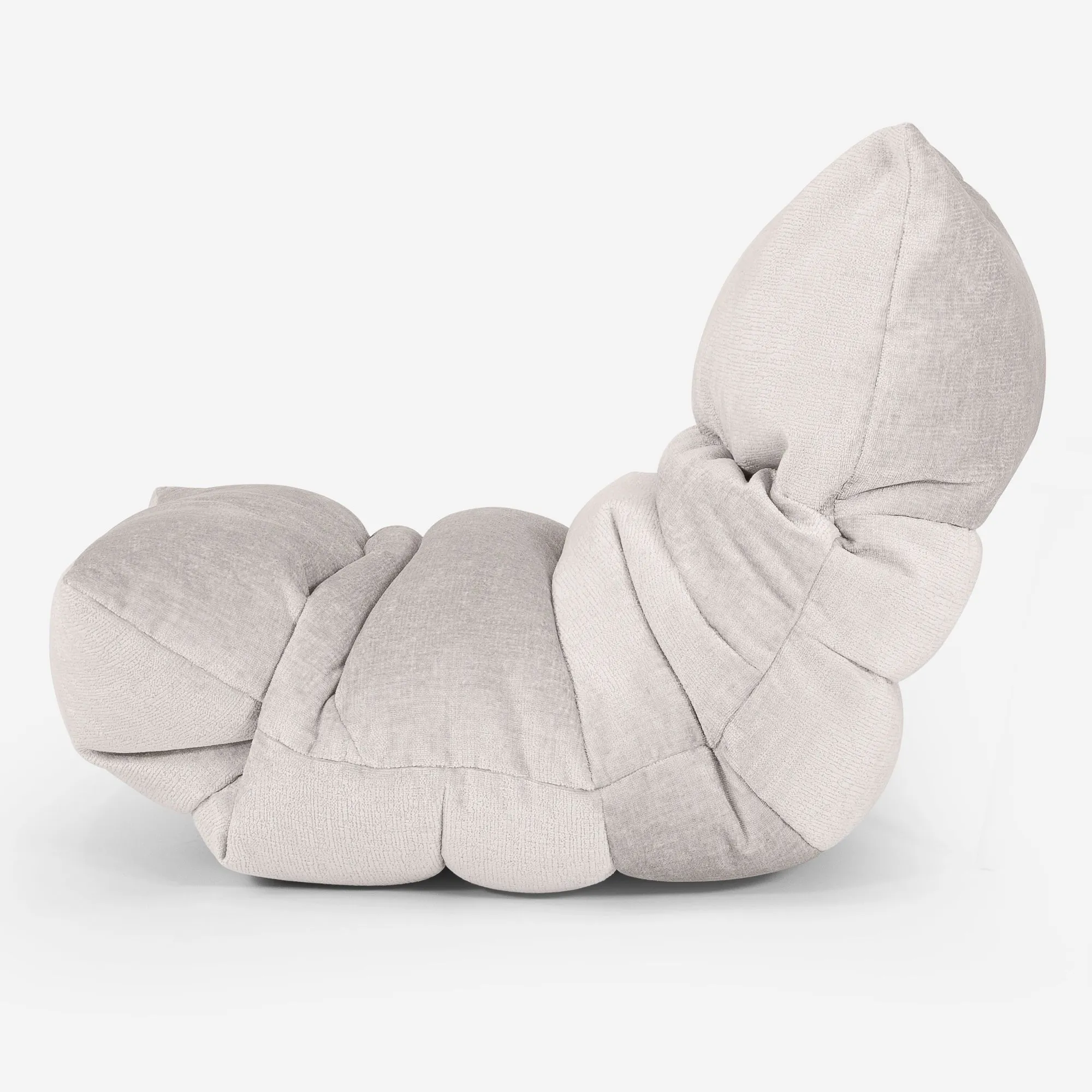 Eva Lounger Bean Bag - Chenille Cream