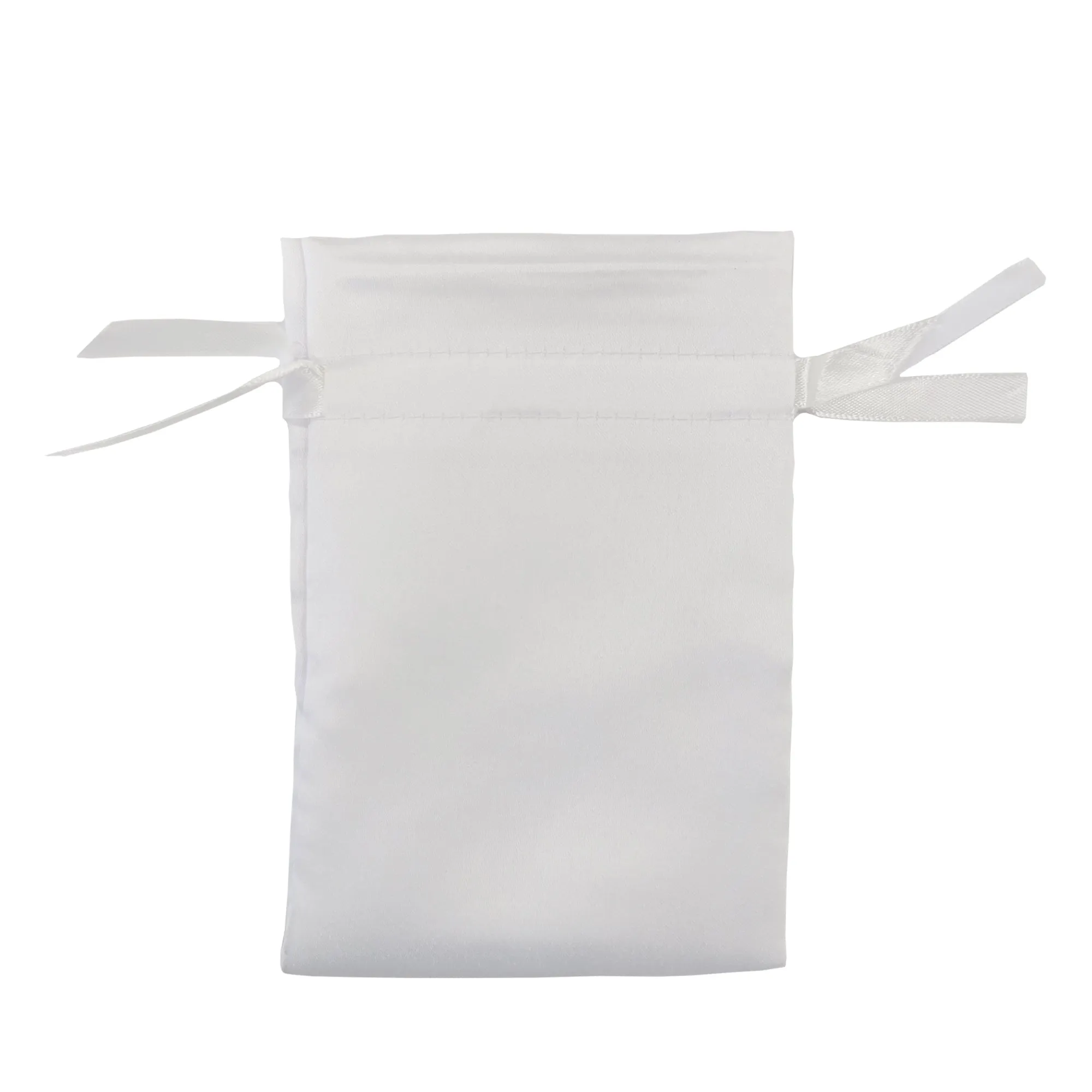 FULL CARTON - 100 x DOUBLE DRAWSTRING Bags - SATIN - 10cm x 15cm