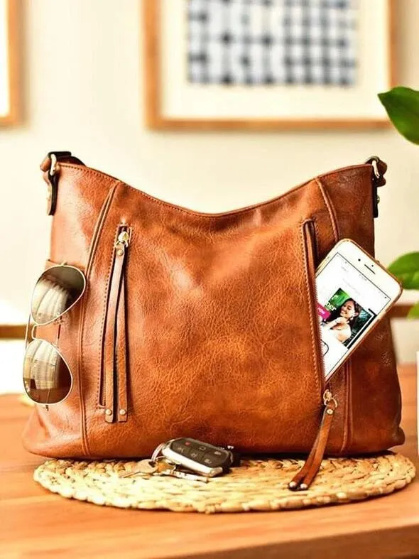 Georgia | Stylish vintage leather bag