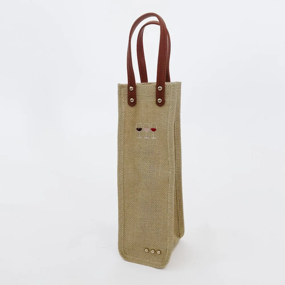 Gifted Canvas Reusable Wine Tote