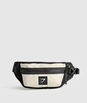 Gymshark Retro Sports Waistpack - Pebble Grey/Black