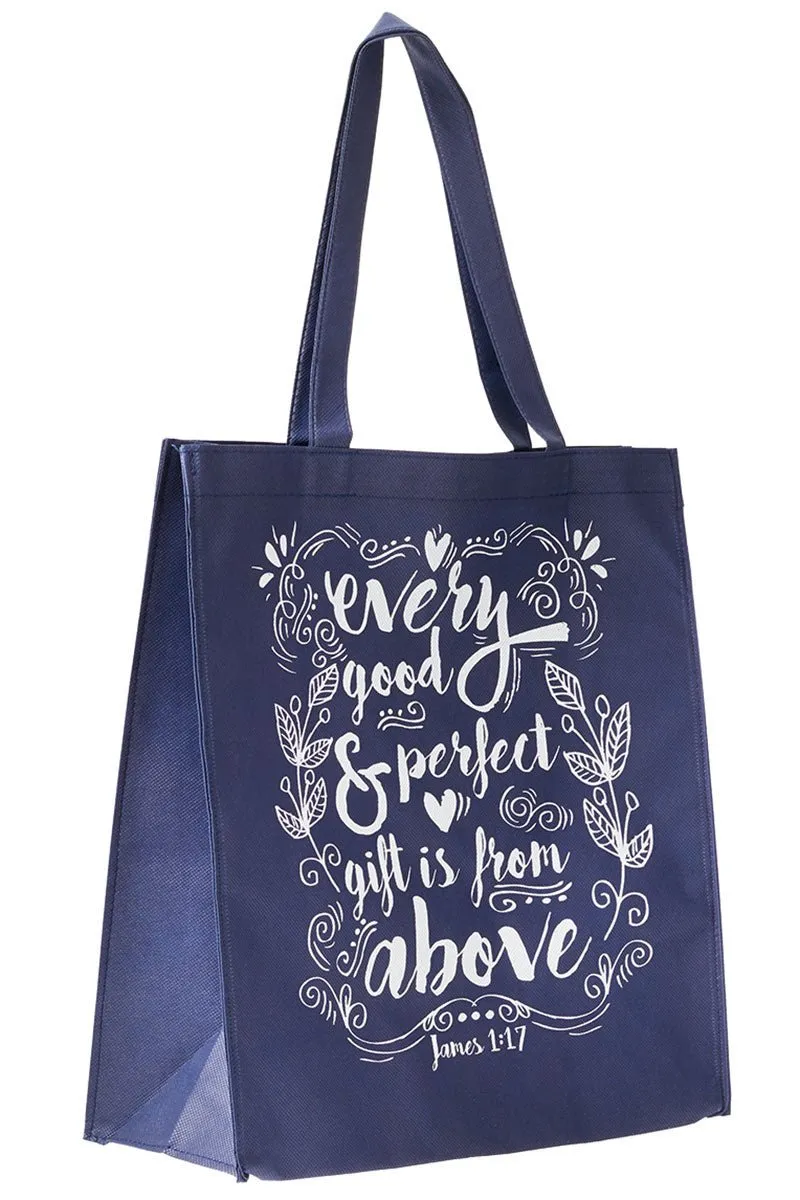 James 1:17 'Every Good & Perfect Gift' Tote Bag