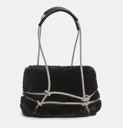 Juana Faux Fur Handbag