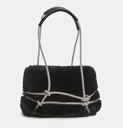 Juana Faux Fur Handbag