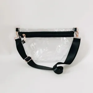 Kehlani Clear Bum Bag - Black