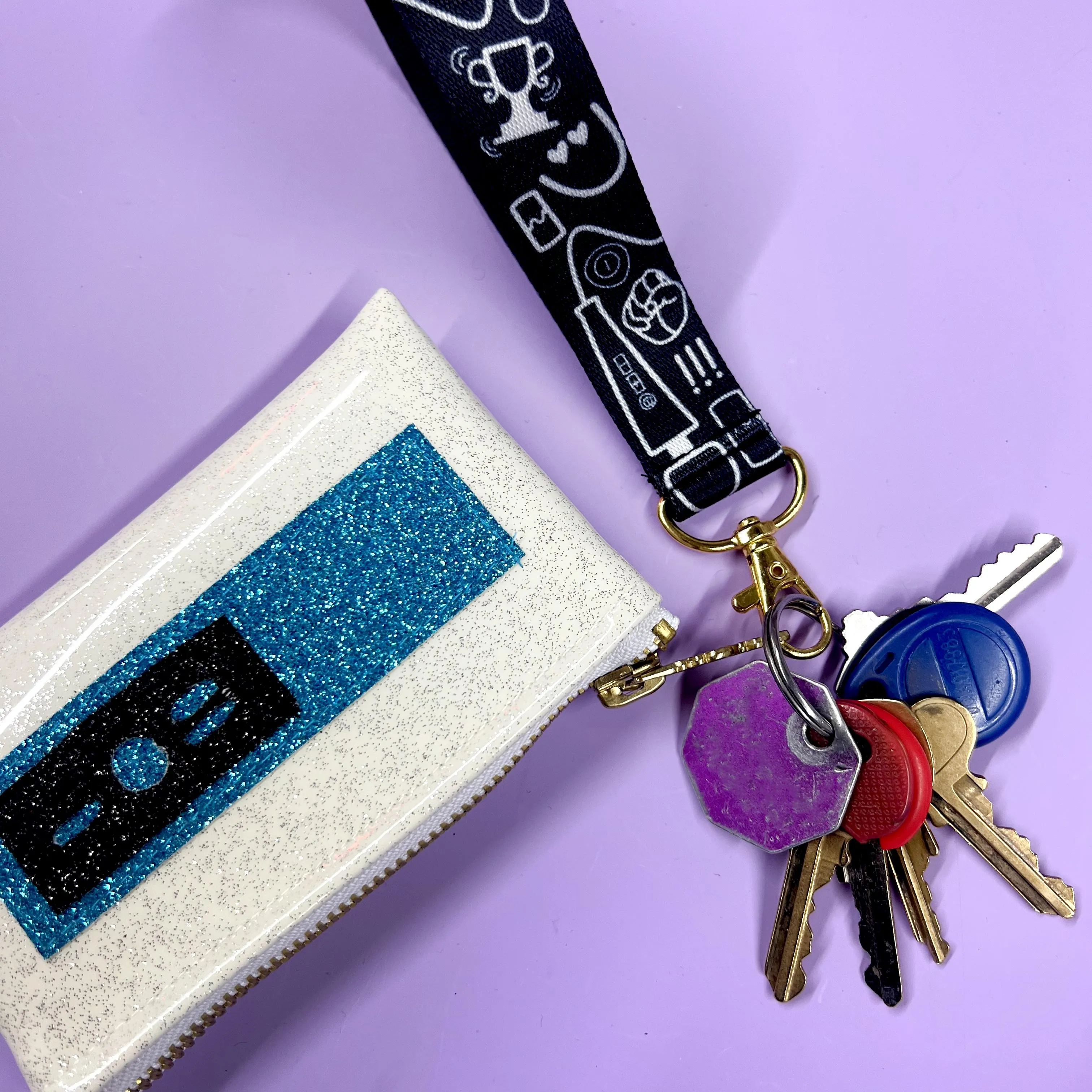 Keychain Clutch: Original Power Button! MW X JM!