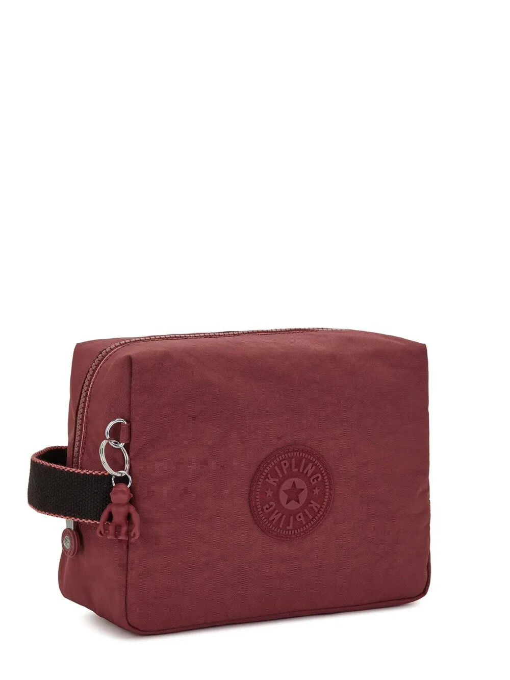 Kipling Parac Toiletry Bag, Dark Red