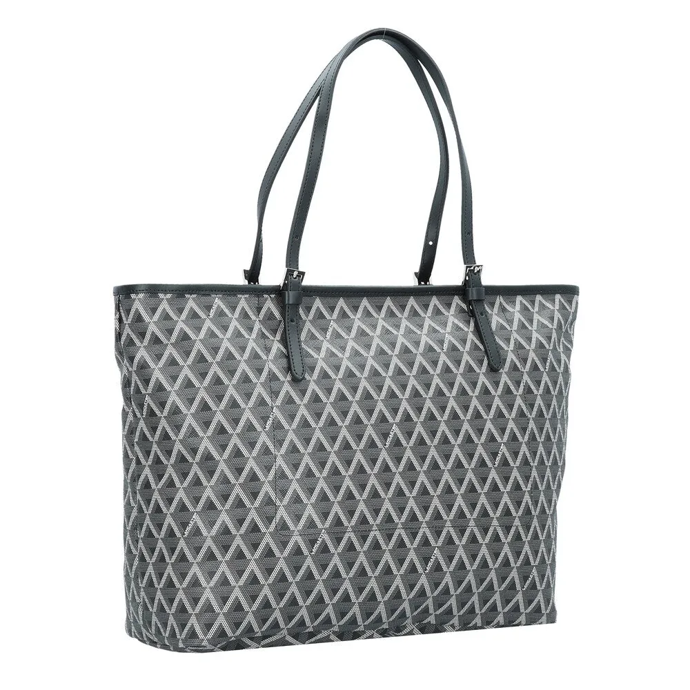 Lancaster tote bag, grey/light gray