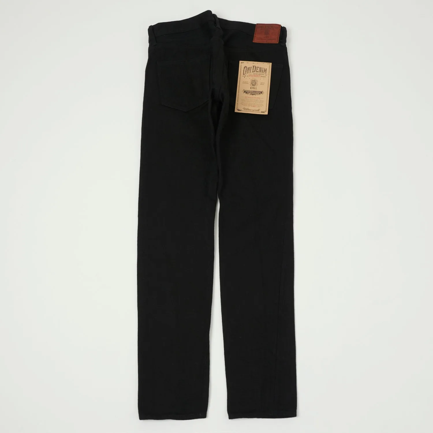 ONI 622ZR-BK Secret Denim Relaxed Tapered Jean - Black One Wash