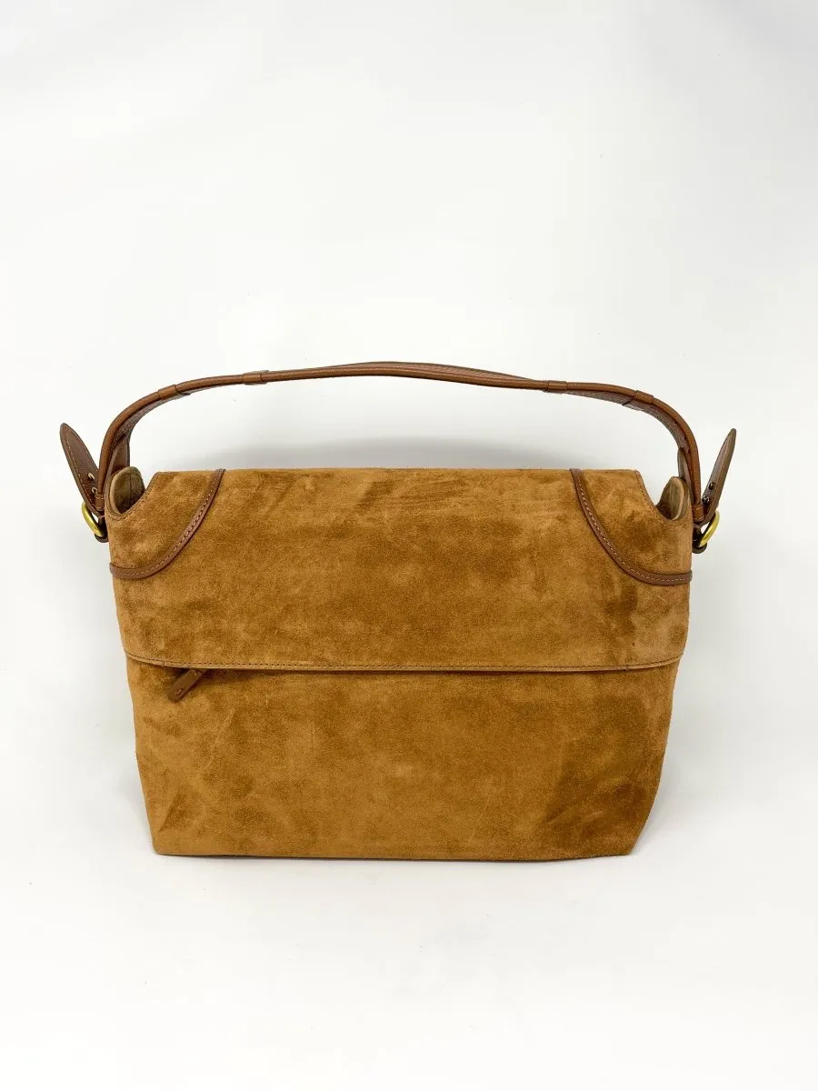 Pepito Large in Tabac Split Suede