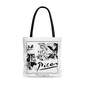 Picasso B&W AOP Tote Bag by Insignia