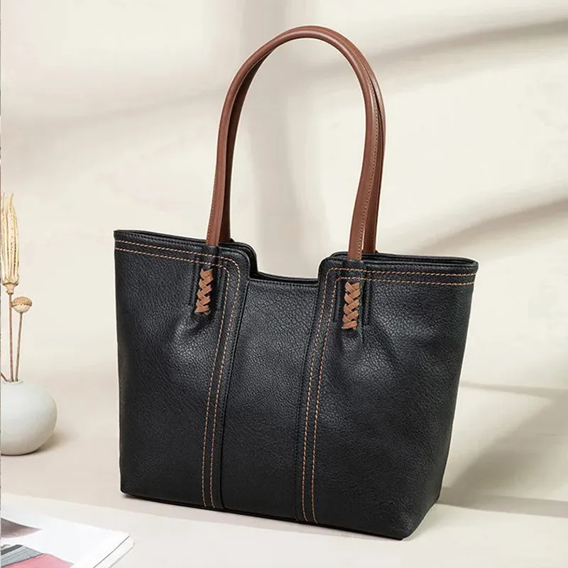 Quality Leather Simple and Versatile Shoulder Bag