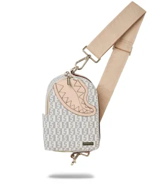 Rose Money Checkered Crossbody Backpack 910b4728nsz