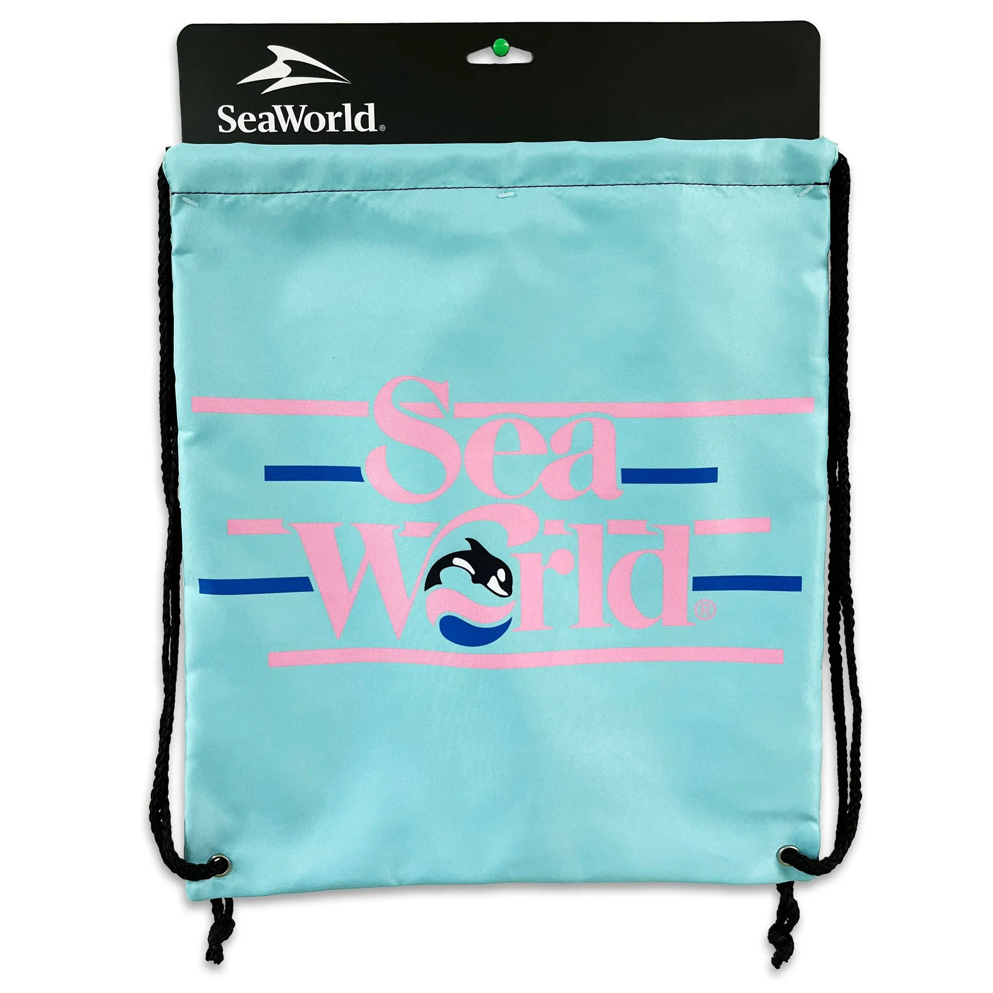 SeaWorld Retro Neon Cinch Bag