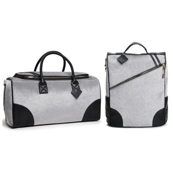 Silver Fridge Pony Fur Duffle Reg