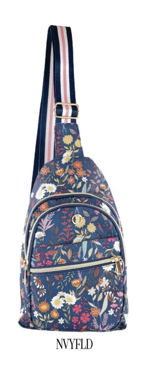 Sling in Navy Floral